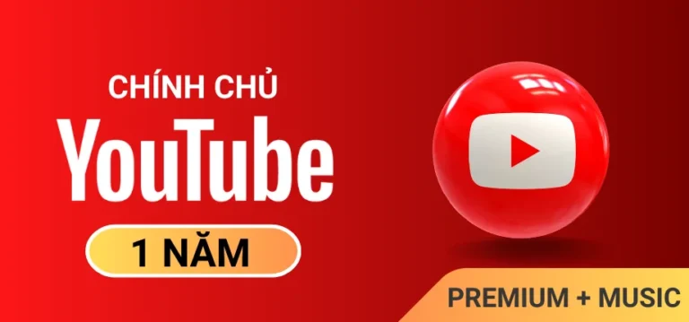 YouTube Premium + Music 1 năm - Chính chủ