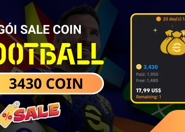 Gói Nạp Game Efootball Mobile (Sale) - 3430 Coin iOS